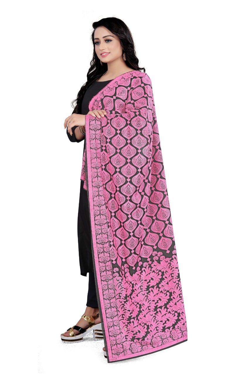 Flavorous Vol-3 - Knitting With Additional Work Dupatta Collection | Multi Color, Trendy Ethnic Dress Type, Printed Pattern, All Season Use, Washable, Dry Cleanable