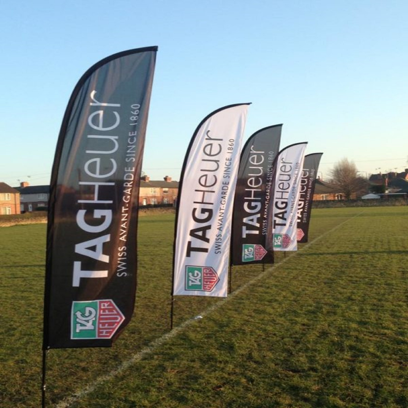 Feather Flags - 110gm Polyester, Custom Color & Logo Printing | Durable Weather Resistant Banners For Advertising & Promotion
