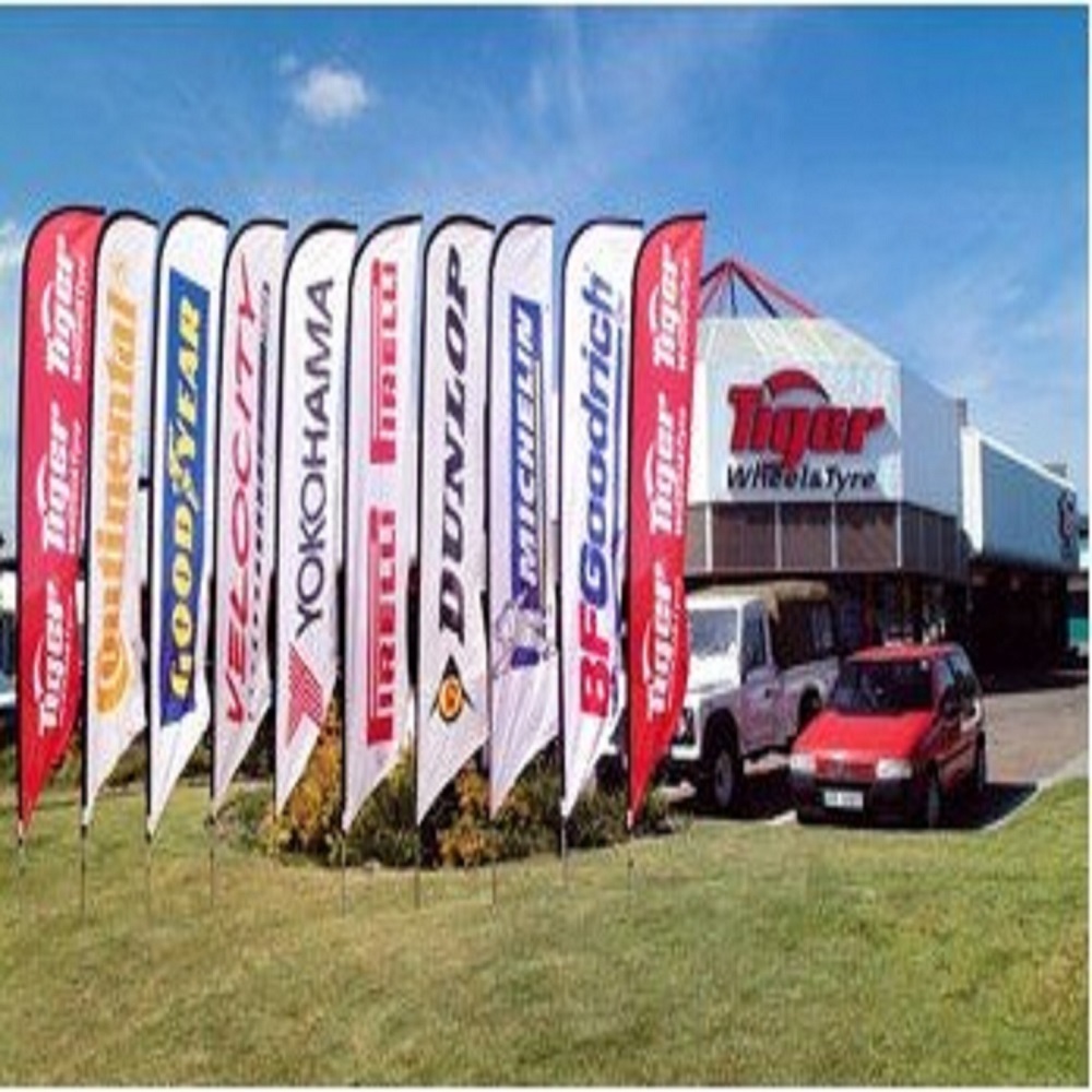 Feather Flags - 110gm Polyester, Custom Color & Logo Printing | Durable Weather Resistant Banners For Advertising & Promotion