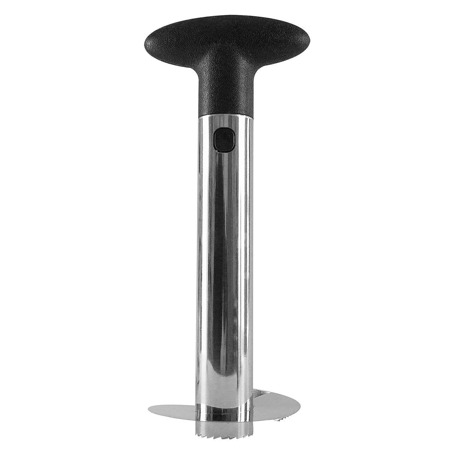 Pineapple Cutter - Premium Stainless Steel, 3-inch Diameter Rings | Effortless Coring, Slicing & Peeling, Dishwasher Safe, Lightweight, Intact Shell For Serving