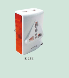 Multi Plug With Indicator - Color: White