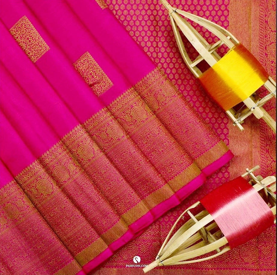 Saree - Soft Lichi Silk Fabric, Multi Color With Rich Pallu & Jacquard Work, Traditional Bollywood Style