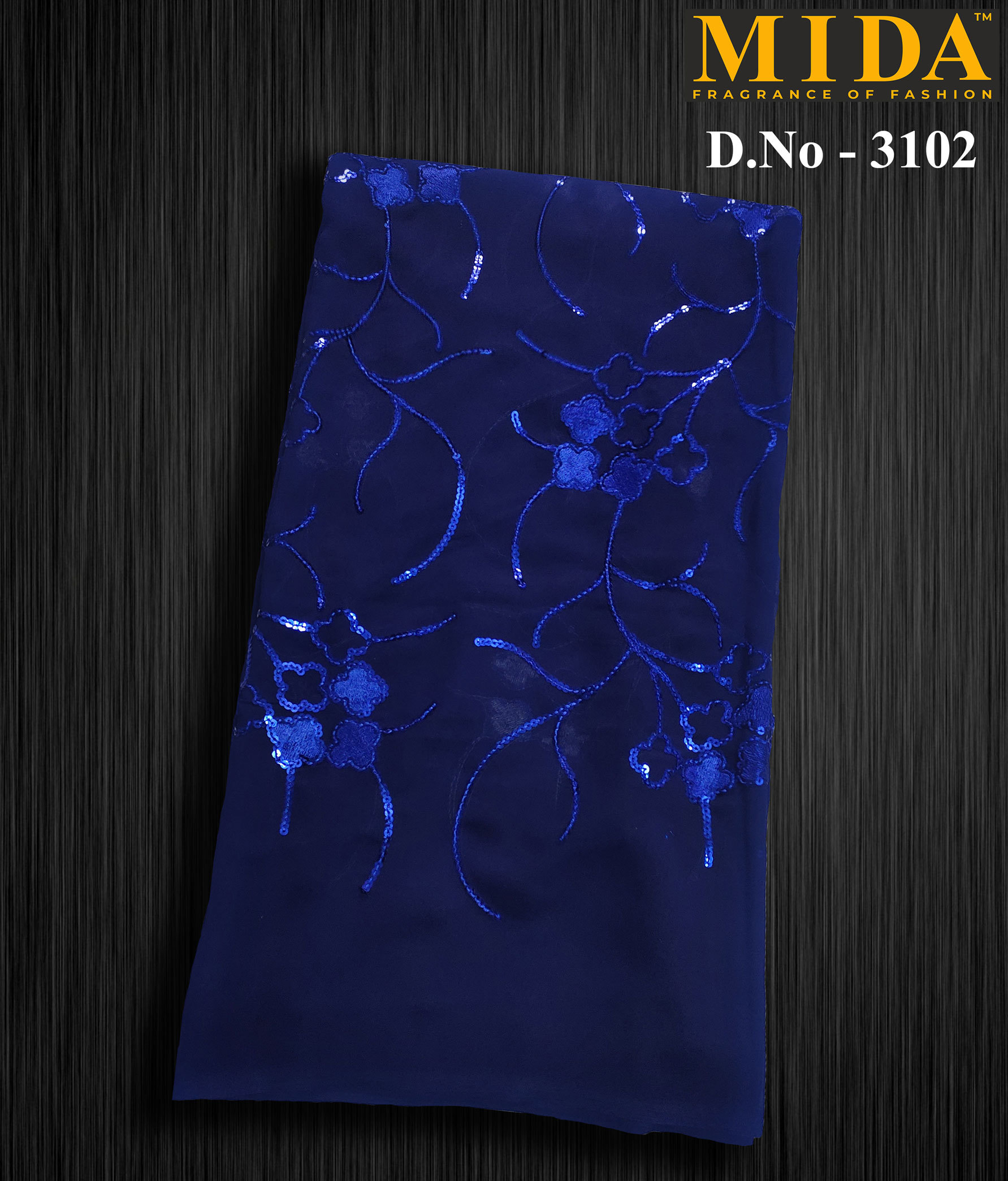 African Women Sequins Embroidered Hijab Scarf - Chiffon/georgette, 112x230 Centimeters, All Colors Available - Long, Machine Made, Seasonal Versatility, Daily Use