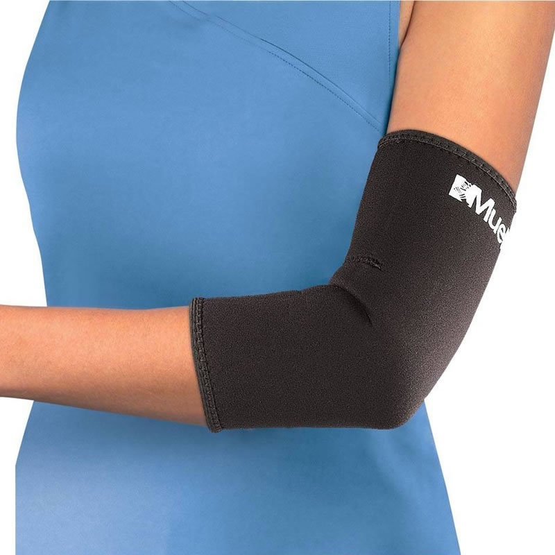 Elbow Support - Neoprene, Adjustable Size, Navy Blue | Adjustable Compression, Easy-to-use, Comfortable Fit, Quick Recovery, Versatile Use
