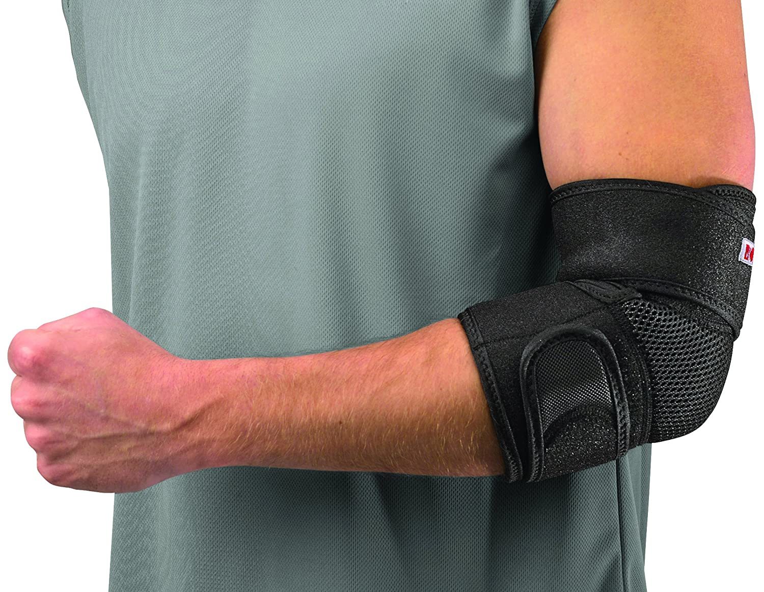 Elbow Support - Neoprene, Adjustable Size, Navy Blue | Adjustable Compression, Easy-to-use, Comfortable Fit, Quick Recovery, Versatile Use