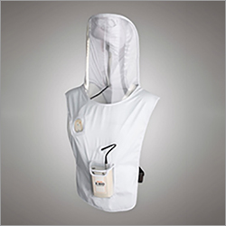 White Isolating Helmet For Work With Microorganisms Of I-Iii Risk Groups