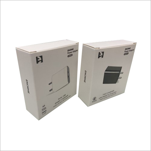Mobile Charger Packaging Box - Durable Paperboard Material | Eco-Friendly Design, Secure Closure, Customizable Size Options