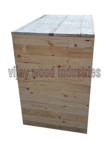 Wooden Pallet Box - Color: Brown