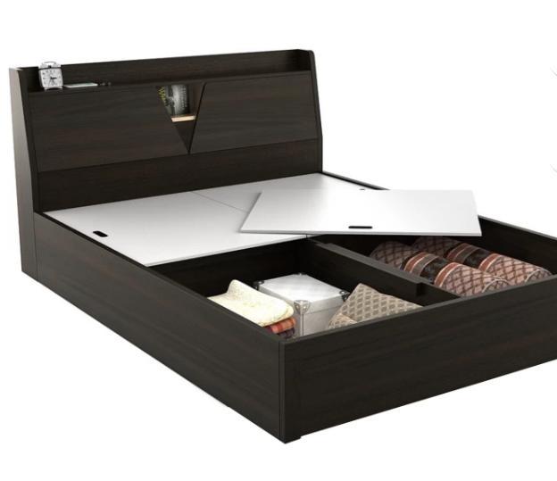 Wooden Bed No Assembly Required