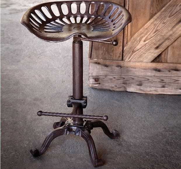 Vintage Tractor Stool Bar Furniture
