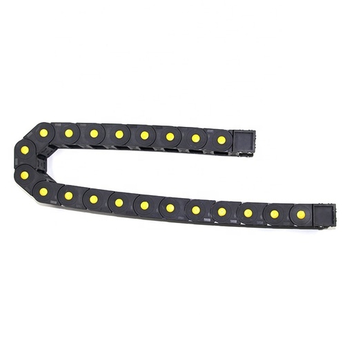 ब्लैक प्लास्टिक केबल ड्रैग चेन