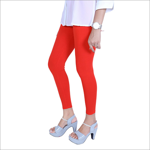 Red Ladies High Quality Cotton Legging