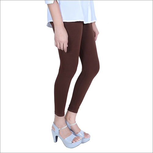 Ladies Plain Cotton Legging - Cotton Material, Casual Dress Type | Washable Comfort And Versatile Styling