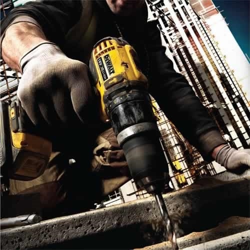 Yellow Dewalt Cordless Hammer Driver Drill Dcd776s2