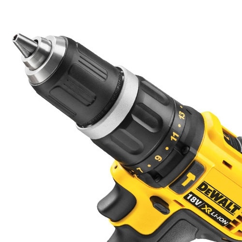 Yellow Dewalt Cordless Hammer Driver Drill Dcd776s2