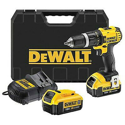Yellow Dewalt Cordless Hammer Driver Drill Dcd776s2