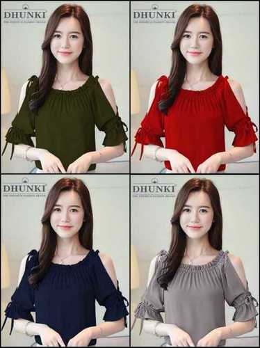 धुनकी डिज़ाइन लेडीज़ टॉप्स