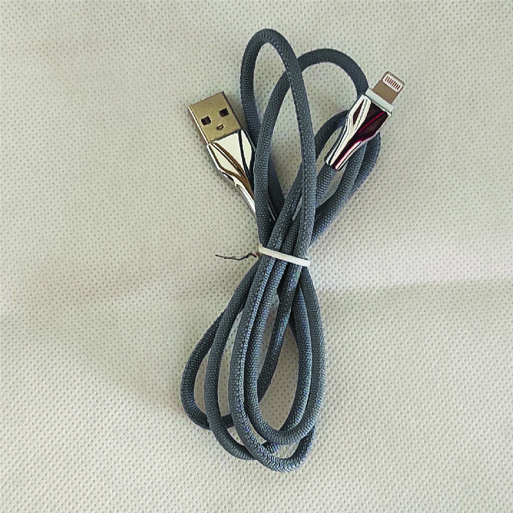 Fabric Braided Data Cable Display Color: Color