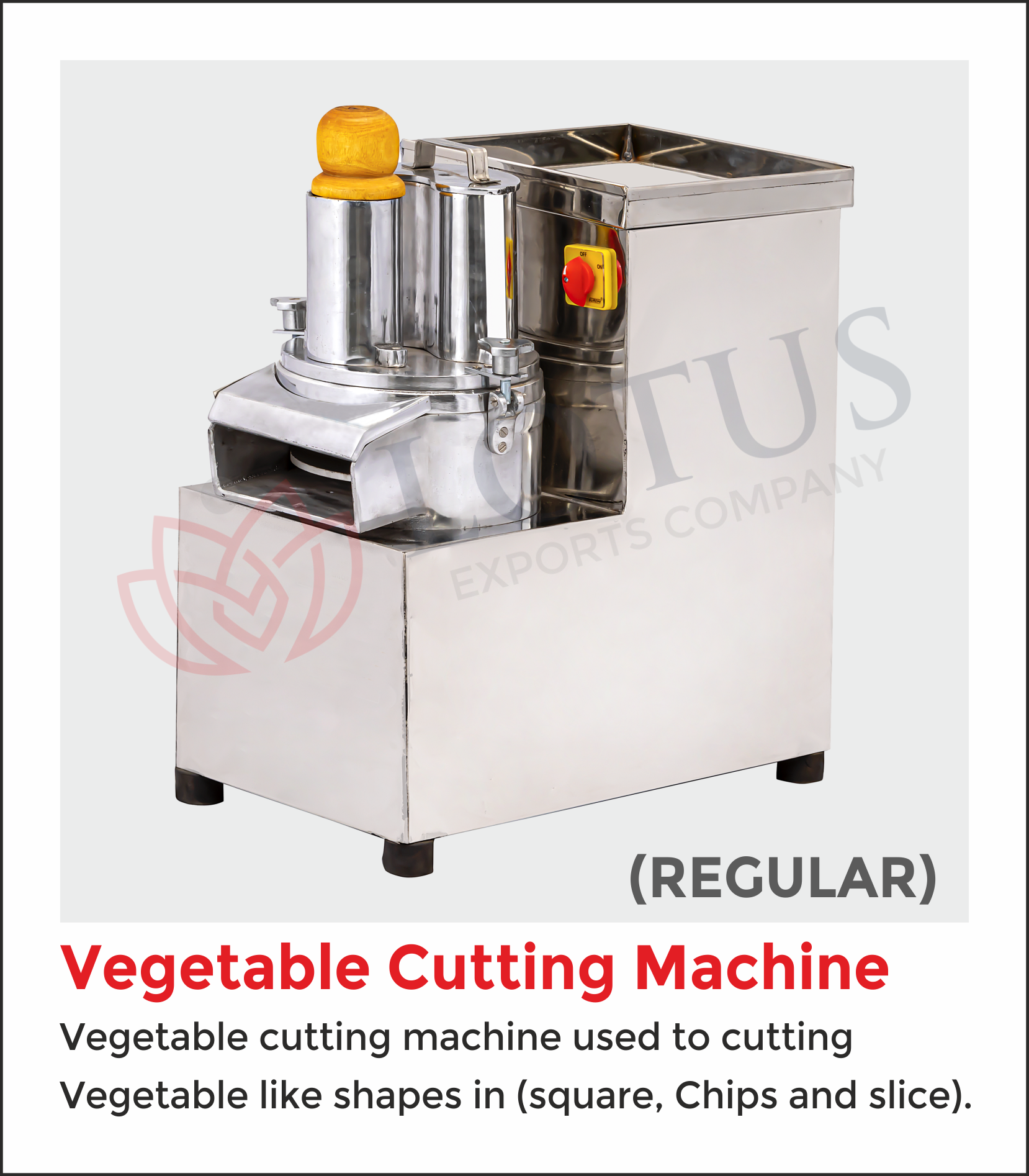 Vegetable Cutting Jumbo Machine Height: 28 Inch (In)