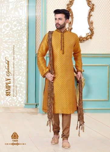 Multi Color Festive Wear Exclusive Kurta With Dhoti Style Mens Wear Catalog Collection