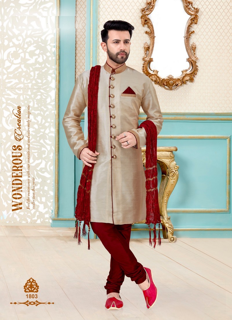 Multi Color Festive Wear Exclusive Kurta With Dhoti Style Mens Wear Catalog Collection