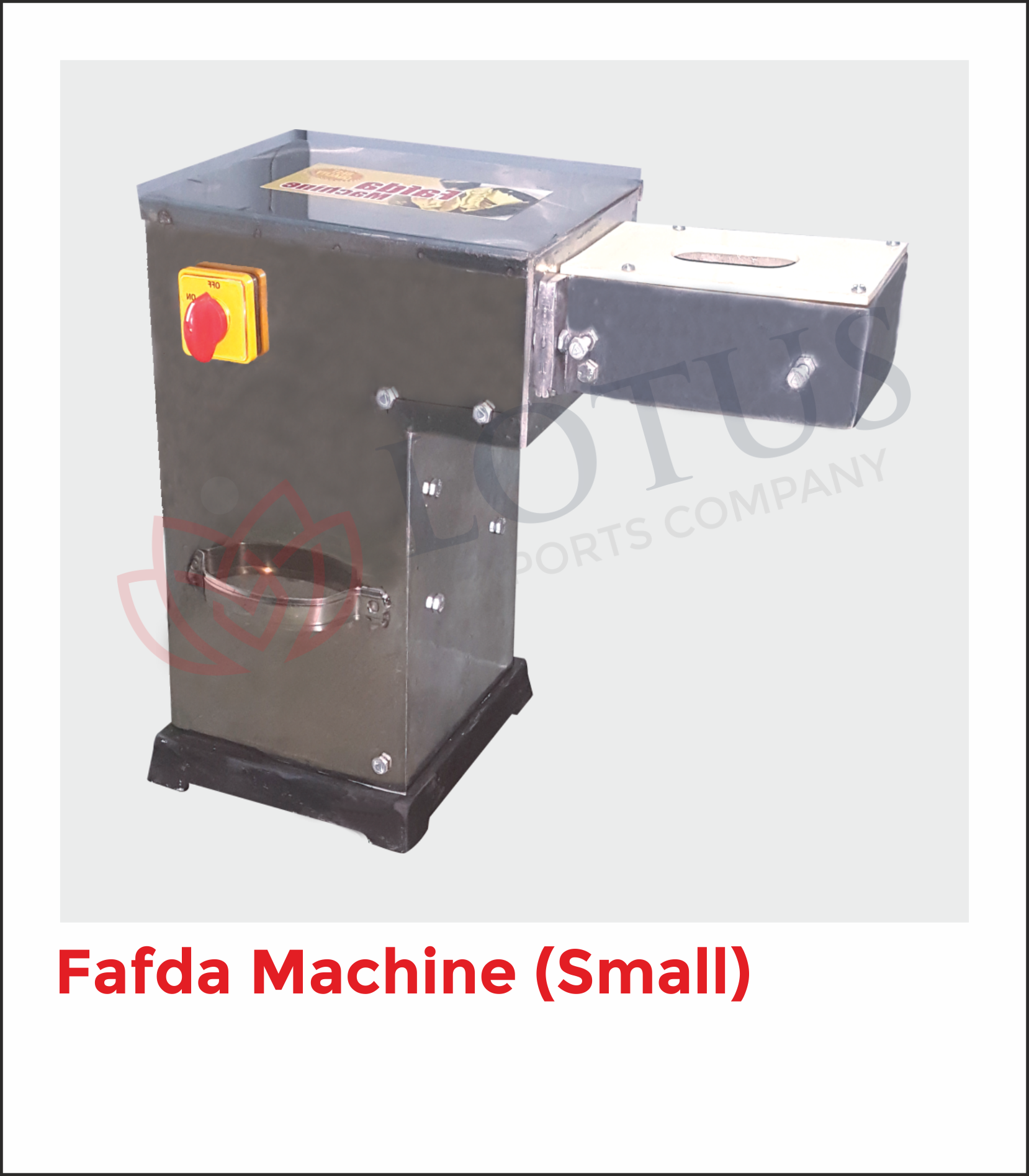 Fafda Gathiya Machine - Stainless Steel, 18x12x20 Inch, 55-70 Kg/hr Capacity | Semi Automatic, Lower Energy Consumption, Perfect For Commercial Use