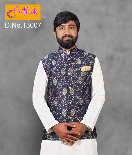 Multi Color Outlook Vol 13 Festive Wear Jacket Mens Wear Catalog Collection