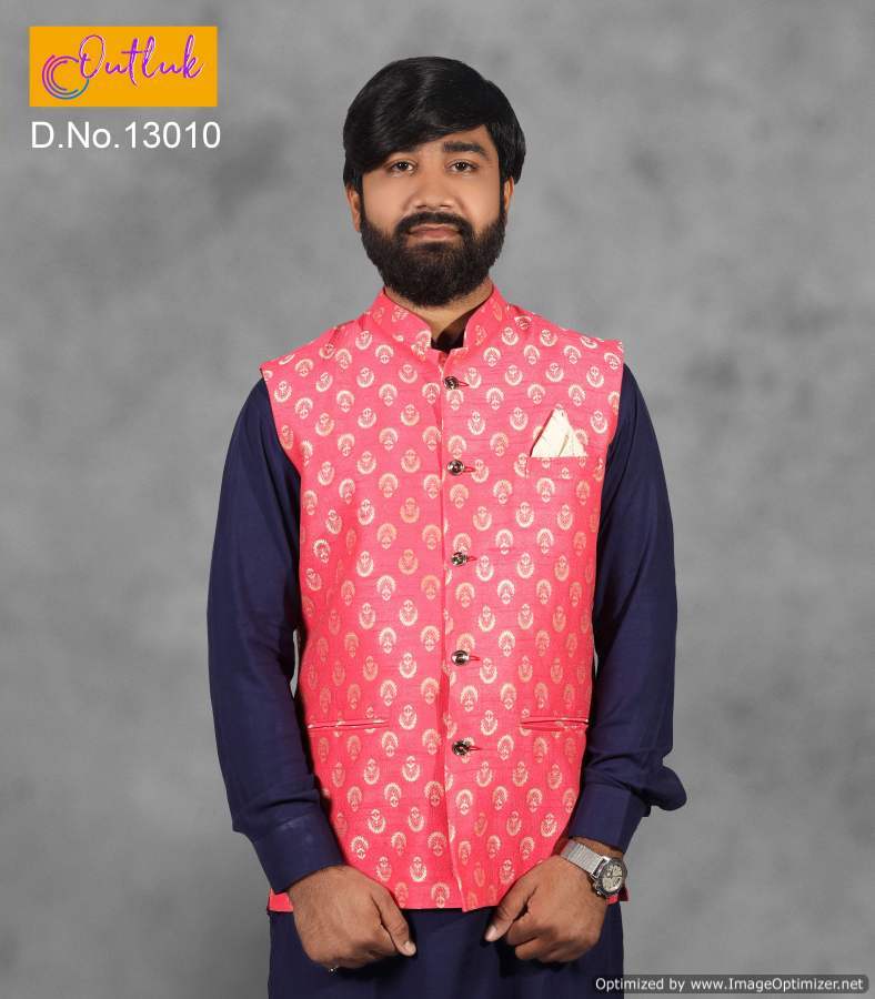 Multi Color Outlook Vol 13 Festive Wear Jacket Mens Wear Catalog Collection