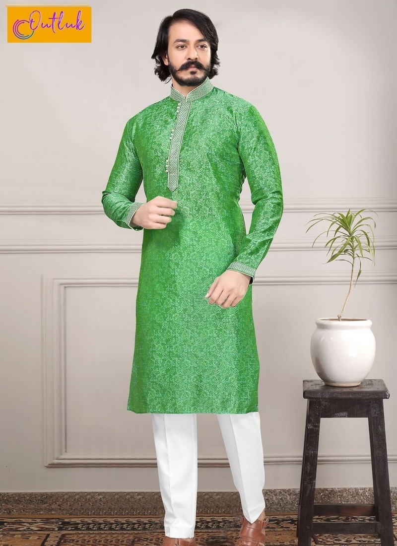 Multi Color Outlook Vol 14 Ethnic Wear Kurta Pajama Mens Wear Collection