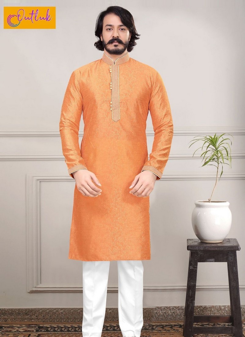 Multi Color Outlook Vol 14 Ethnic Wear Kurta Pajama Mens Wear Collection