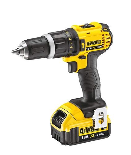 Dewalt Hammer Drill DCD785M2 - Cordless, 18V 4.0Ah XR Lithium-Ion | Lightweight Design, 13 mm Keyless Chuck, 14 Torque Settings