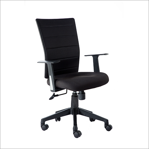 Mesh Xylus Office Chair - Plastic And Steel Build, Black Color, Indian Style, 1-year Warranty