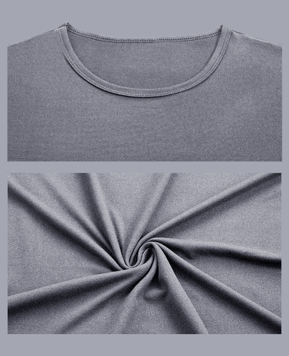 Men's Cotton Grey T-shirt - Slim Fit, Size M-xxl | Round Neck, Short Sleeves, Plain Design