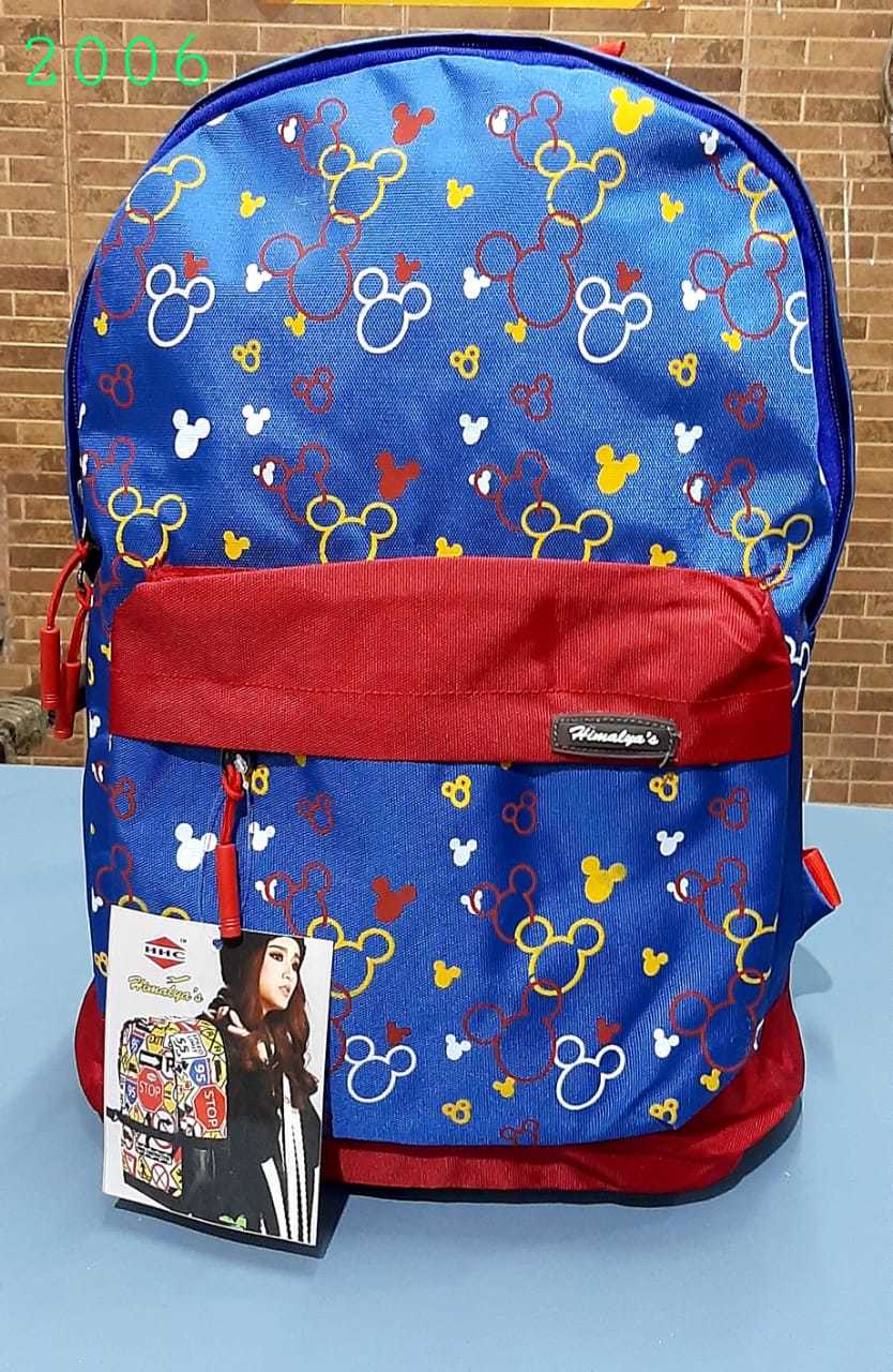 Waterproof School Backpack - Color: Red And Also Available In Different Color