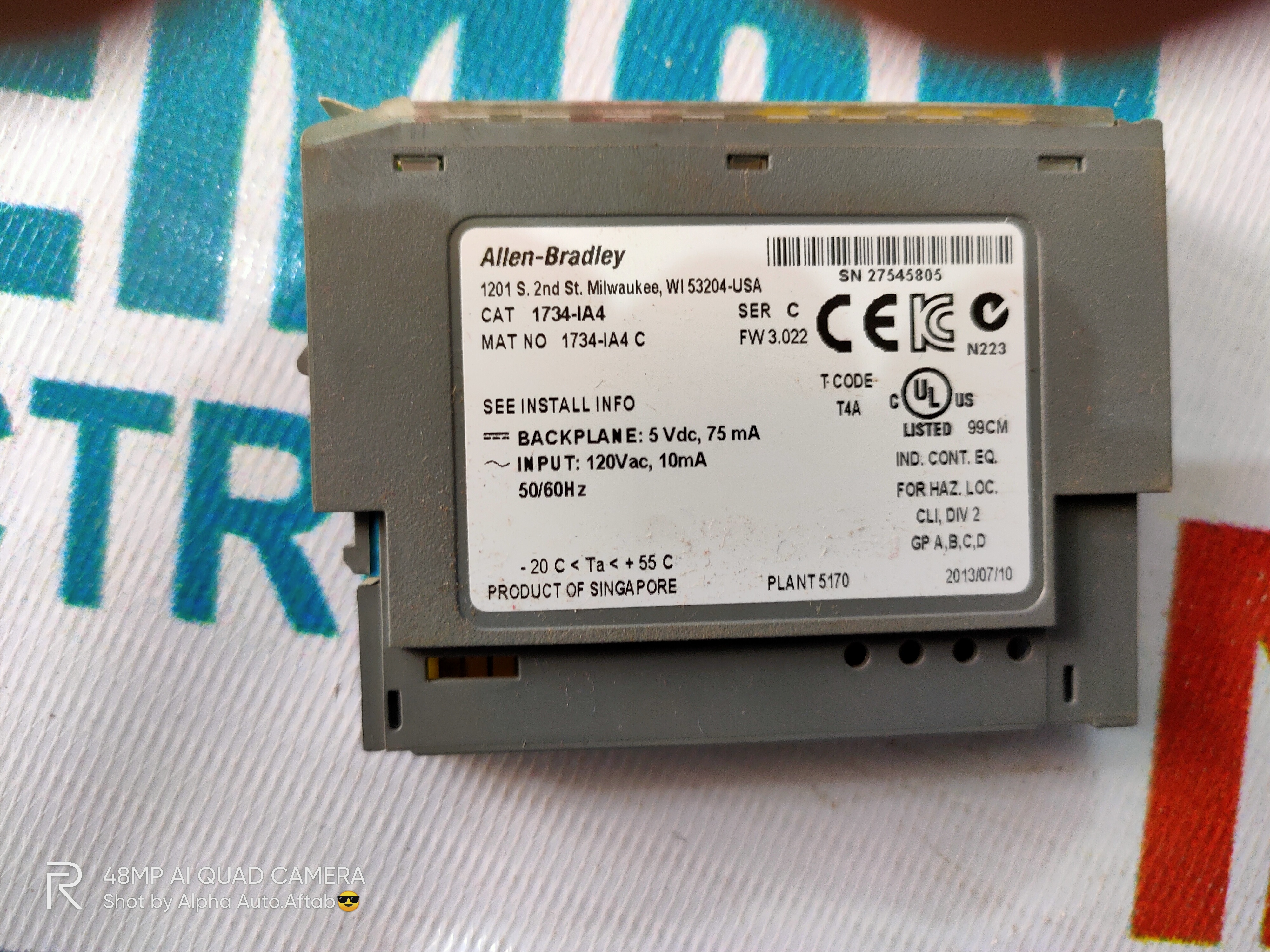Allen Bradley 1734-ia4