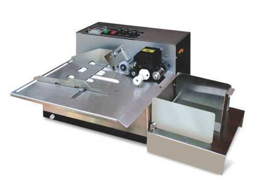 Automatic Batch Coding Machine - 1200 Capacity, 60 Impressions/Min Print Speed | Stainless Steel, Low Power Consumption, Silver Color, 5 Lines