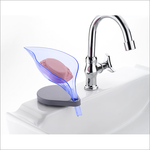 Transparent Plastic Leaf Shape Soap Holder