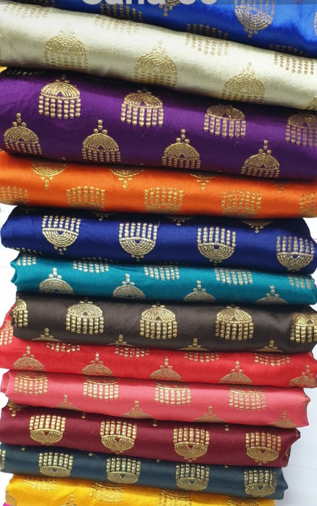 Sana Brocade Fabrics - Jacquard, 50 Inch Width X 100 Cm Length | Multipurpose Use, Washable In All Light & Dark Colors