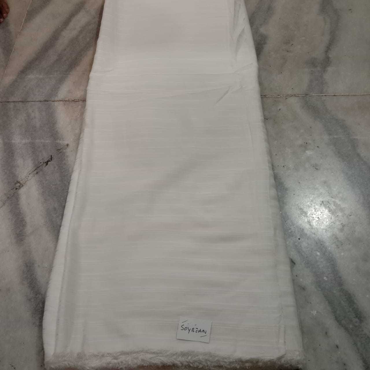 Soybean Fabric - 44 Inch Width 85 Gsm | Exceptionally Soft Light Weight Warm Washable Dyeable Plain Texture