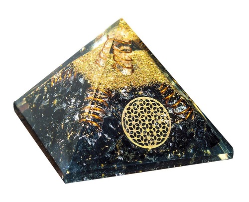 Black Tourmaline Pyramid - 70 Mm, Black Gemstone | Authentic Emf Protection, Spiritual Grounding, Ideal For Home & Wedding Decoration