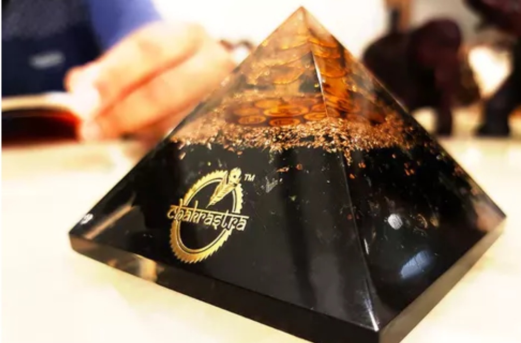 Black Tourmaline Pyramid - 70 Mm, Black Gemstone | Authentic Emf Protection, Spiritual Grounding, Ideal For Home & Wedding Decoration