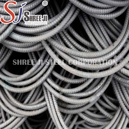 Saria Tmt - Mild Steel 12 Feet Rod | Iso Certified, Grade Is 1786, Mill Finish, Ideal For Buildings, Bridges, And Roads