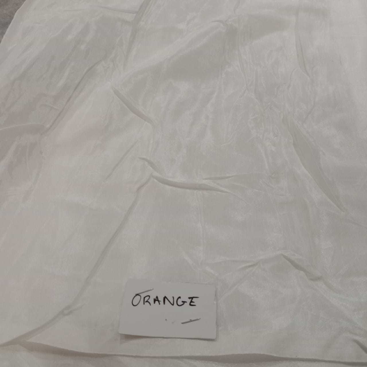 Washable Orange Fabric