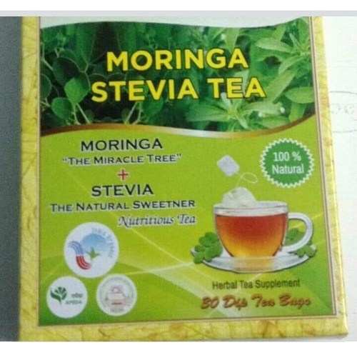प्राकृतिक Moringa स्टेविया डुबकी चाय