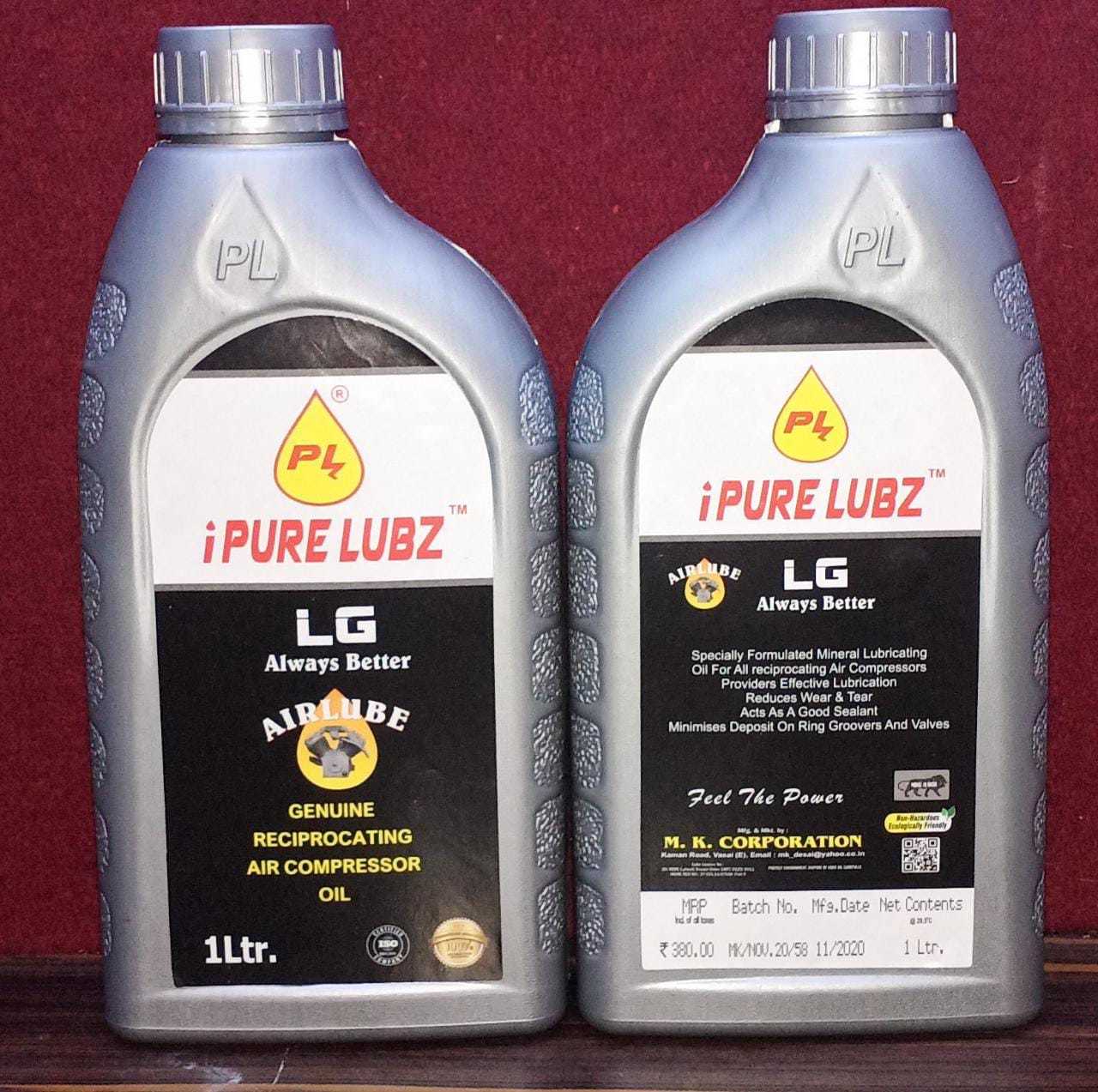 Air Compressor Oil - High Viscosity Base Oil, Pale Yellow Liquid, 0.868 G/ml Density | Low Carbon Formation, Good Demulsibility, Thermal Stability