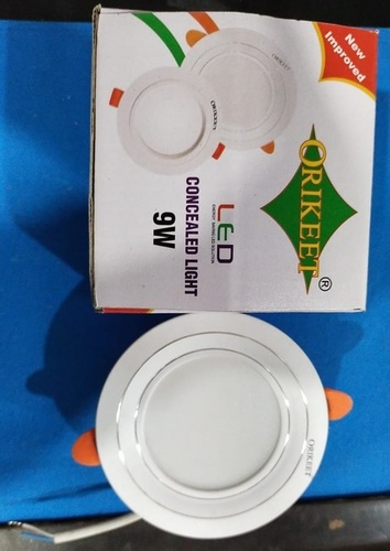 White 9W Concealed Light 2 Ring