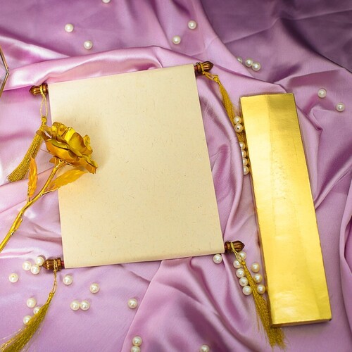 Invitation Scroll Farman - Color: Cream