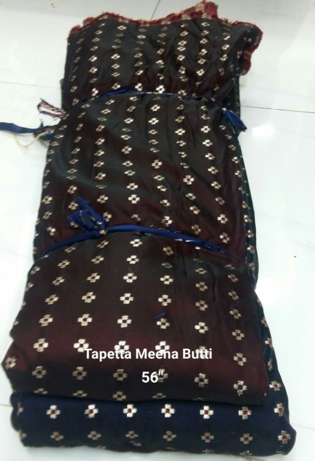 Taffeta Meena Butti Fabric - 56 Width