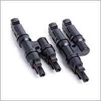 MC4 2 In 1 Connector - ABS Plastic | Customized Size, Manual Switch, Black Color, 1 Year Warranty