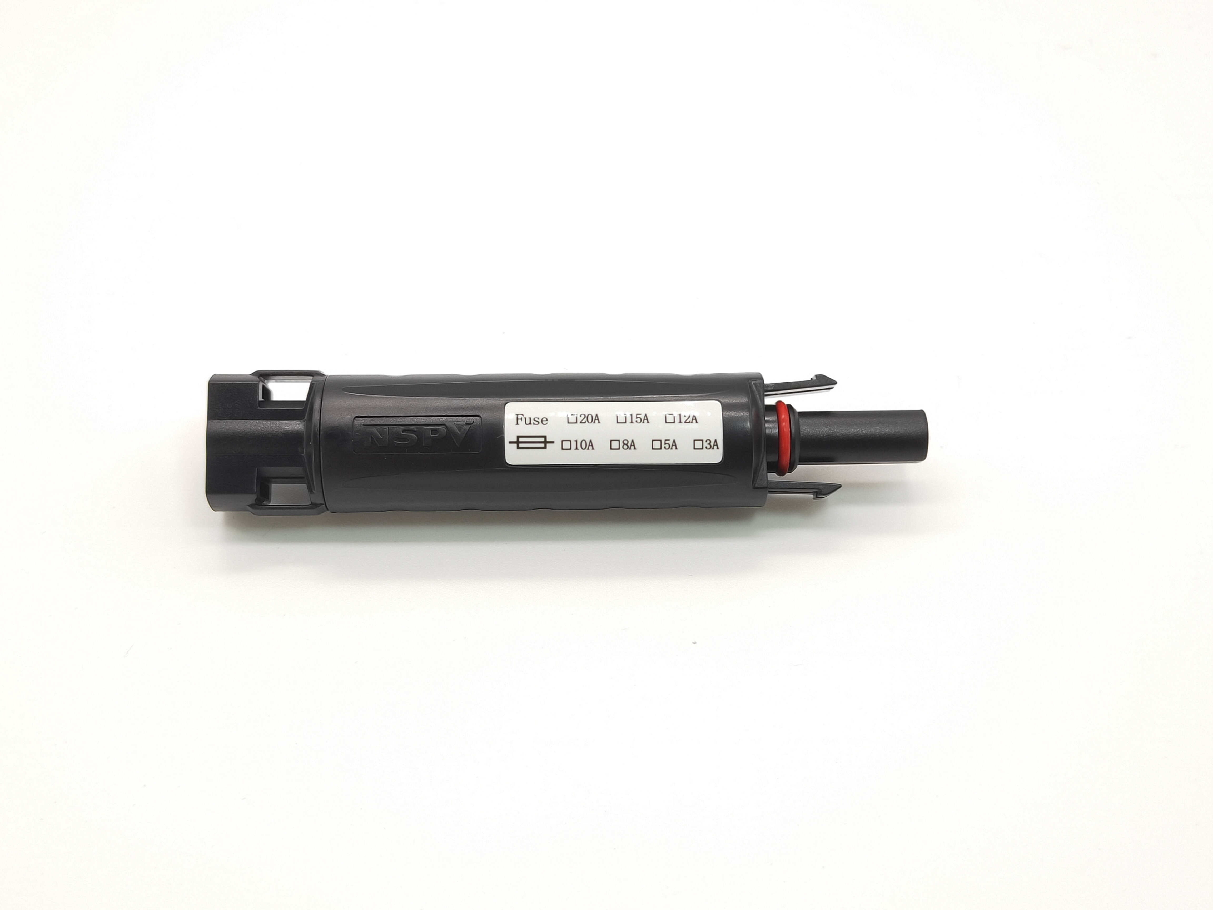 Black Solar Fuse Connector 1000vdc Matching Pv Mc4 In-line Fuse For Solar System